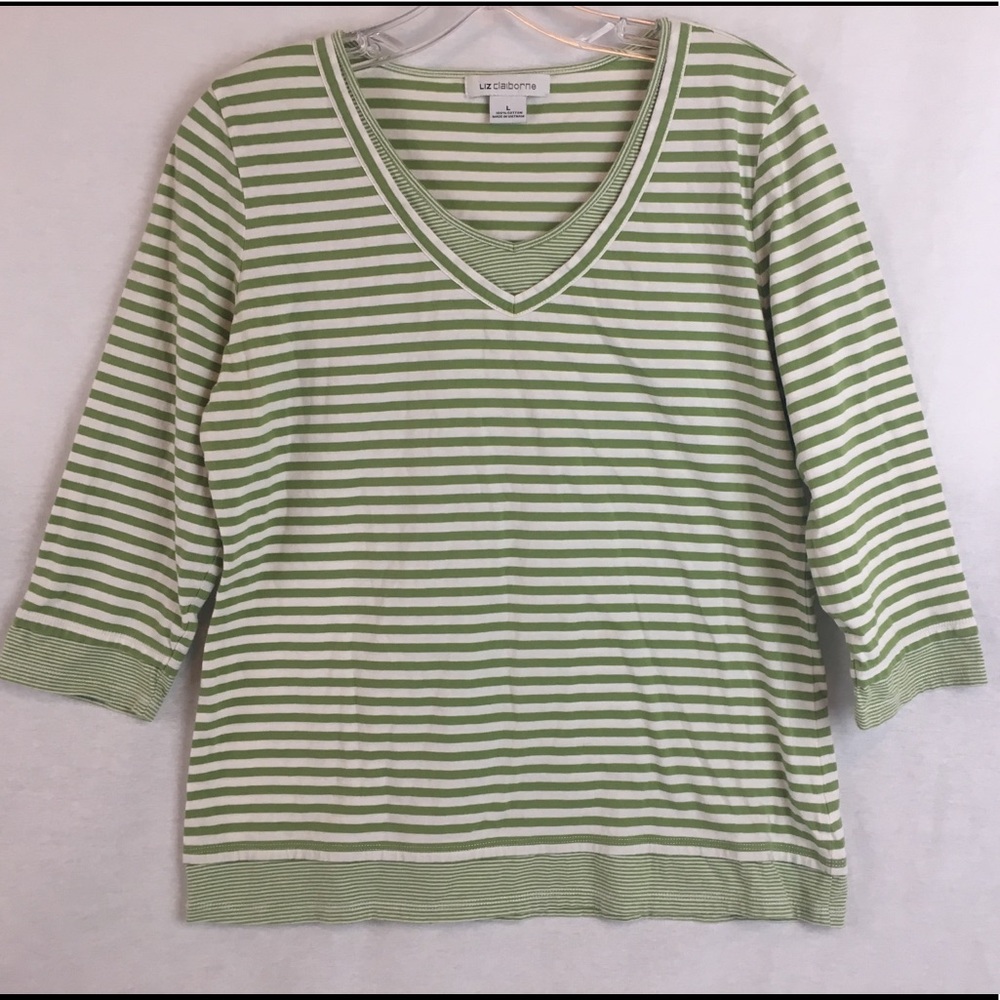 Women’s top 3/4 sleeves, size Lg.